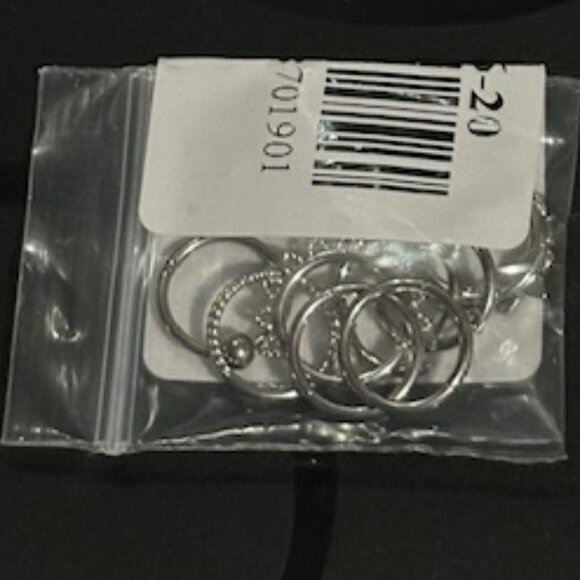 Nose Ring Set 18G 8mm  Assorted - Picture 1 of 3